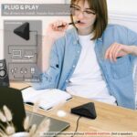 CMTECK επιτραπέζιο μικρόφωνο M001, omnidirectional, USB, μαύρο - 5210131145524 - Image 2