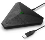 CMTECK επιτραπέζιο μικρόφωνο M001, omnidirectional, USB, μαύρο - 5210131145524
