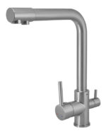 BRUNO μπαταρία πάγκου κουζίνας M54510-207, τρίοδη, αναμεικτική, ασημί - 5210131079997