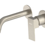 BRUNO μπαταρία νιπτήρα M61615-273, εντοιχισμού, αναμεικτική, ασημί - 5210131096154