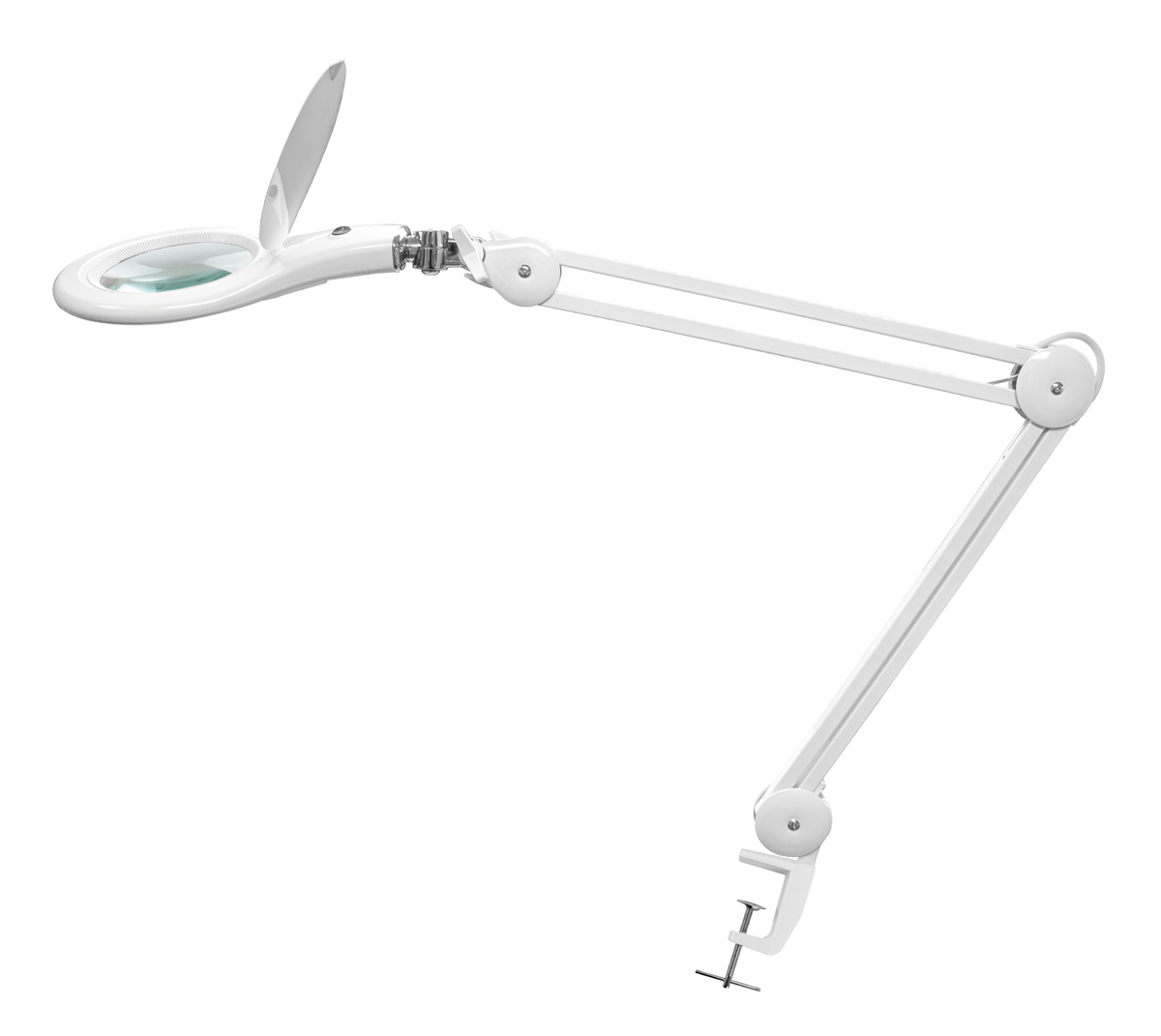 MA-1209LI PROSKIT μεγεθυντικός φακός MA-1209LI με σφιγκτήρα, LED, 5D 2.25x, λευκός - 4711552152685 - Image 1