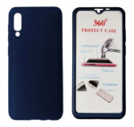 POWERTECH Θήκη Body 360° με Tempered Glass για Xiaomi Mi 9, μπλε - 5210131012987