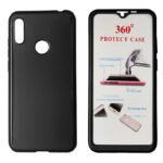 POWERTECH Θήκη Body 360° με Tempered Glass για Huawei Y6/Pro 2019, μαύρη - 5210131013267