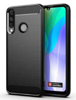 POWERTECH Θήκη Carbon Flex MOB-1524, Huawei Y6p, μαύρη - 9111201904996