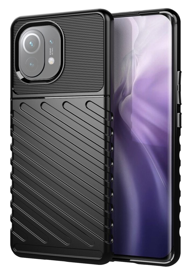 MOB-1634 POWERTECH Θήκη Thunder MOB-1634 για Xiaomi Mi 11, μαύρη - 9111201928565 - Image 1