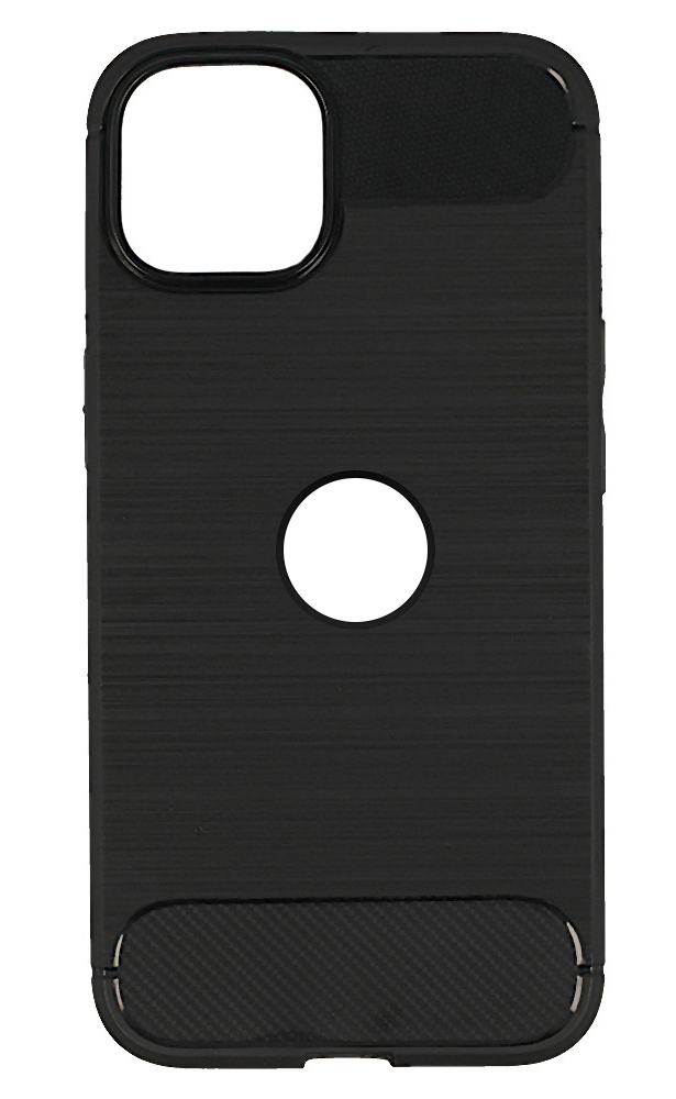 MOB-1865 POWERTECH θήκη Carbon MOB-1865 για iPhone 14 Pro, μαύρη - 5900217947141 - Image 1