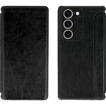 POWERTECH θήκη Razor Leather MOB-1913 για Samsung Galaxy S23 Plus, μαύρη - 5900217979470