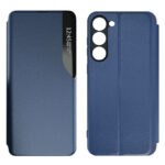 POWERTECH θήκη Smart view MOB-1916 για Samsung S23 Plus, μπλε - 5900217967170