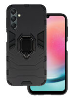 POWERTECH θήκη Ring Armor MOB-1920 για Samsung Galaxy A24, μαύρη - 5900217981930