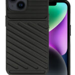 POWERTECH Θήκη Thunder MOB-1921 για iPhone 15, μαύρη - 5900217993216