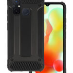 POWERTECH θήκη Armor Carbon MOB-1966 για Xiaomi Redmi 12C/11A, μαύρη - 5900217983477
