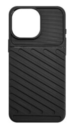 POWERTECH θήκη Thunder MOB-1997 για iPhone 16 Pro, μαύρη - 5900217431183