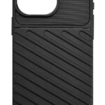 POWERTECH θήκη Thunder MOB-1998 για iPhone 16 Pro Max, μαύρη - 5900217431190