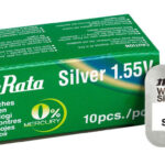 MURATA μπαταρία Silver Oxide για ρολόγια SR521SW, 1.55V, No379, 10τμχ - 4582503190229