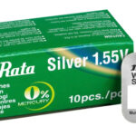 MURATA μπαταρία Silver Oxide για ρολόγια SR626SW, 1.55V, No 377, 10τμχ - 4582503190342