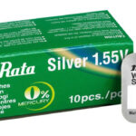 MURATA μπαταρία Silver Oxide για ρολόγια SR721SW, 1.55V, No 362, 10τμχ - 4582503190496
