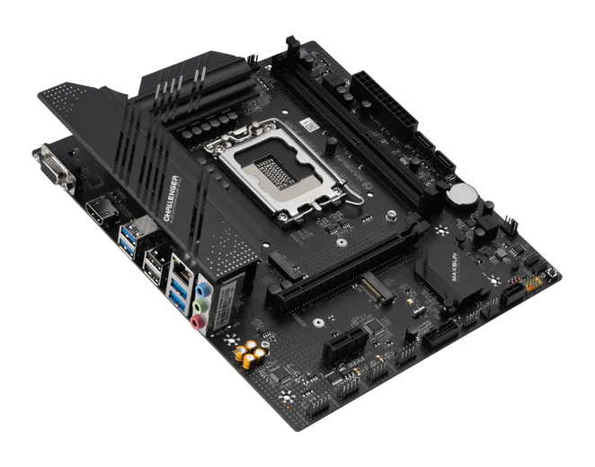 MS-C-B760M25G MAXSUN μητρική Challenger B760M 2.5G, 2x DDR4, s1700, USB 3.2, 2.5G LAN, M-ATX - 5210131116982 - Image 1