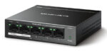 MERCUSYS Desktop Switch MS105GP, 5x 10/100/1000 Mbps, PoE+, Ver. 1.0 - 6957939001186