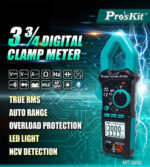 PROSKIT ψηφιακή αμπεροτσιμπίδα MT-3202, 600A AC, NCV, True RMS - 4711552165654 - Image 2