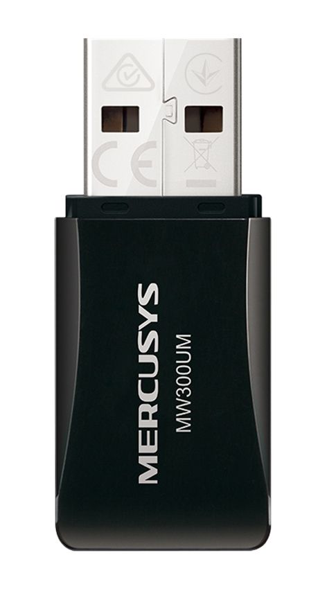 MW300UM-V4 MERCUSYS ασύρματος USB αντάπτορας δικτύου MW300UM, 300Mbps, Ver 4.0 - 6957939000349 - Image 1