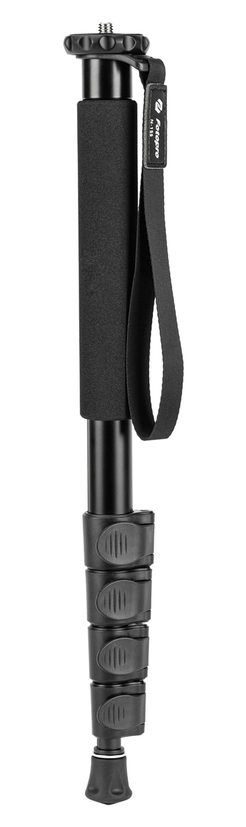 N-155 FOTOPRO μονόποδο φωτογράφισης N-155, πτυσσόμενο έως 155cm, έως 2kg, μαύρο - 6944326351153 - Image 1