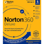 NORTON Antivirus 360 Deluxe ESD, 5 συσκευές, 50GB cloud, 1 έτος -