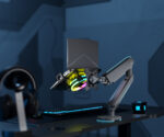 BRATECK βάση & ψύξη laptop NBH-8GL για βάση VESA, RGB, έως 17", μαύρη - 5210131078808 - Image 2