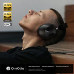 ONEODIO headphones Focus A5, ενσύρματα & ασύρματα, Hybrid ANC, 40mm, 600mAh, μαύρο - 6974028141486 - Image 2