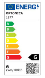 OPTONICA LED λάμπα R63 1877, 6W, 4500K, E27, 480lm - 3800156618770 - Image 2