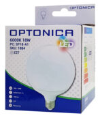 OPTONICA LED λάμπα G120 1884, 18W, 6000K, E27, 1440lm - 3800156618848 - Image 2