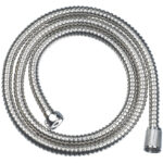 BRUNO σπιράλ ντους P2565-SPIRAL, ανοξείδωτο ατσάλι, 1.5m, ασημί - 5210131079966