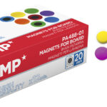 MP χρωματιστός μαγνήτης PA488-01, 20mm, 12τμχ - 8435464173359