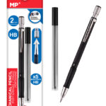 MP Mηχανικό μολύβι PE131, HB, 5x ανταλλακτικά, 2mm - 8435250939039