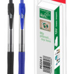 MP στυλό διαρκείας gel PE224-1, 0.7mm, μπλε & μαύρο, 2τμχ - 8435250996988