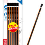 MP ξύλινο μολύβι PE300-3, τρίγωνο, HB, 15τμχ - 8435250996865