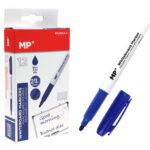 MP Μαρκαδόρος ασπροπίνακα PE494A-S, πάχος μύτης 2-3mm, μπλε, 12τμχ - 18435464157226