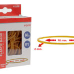 MP λαστιχάκια συσκευασίας PG008 σε κουτί, No7, 2x70mm, 60g - 8435464128403