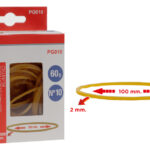 MP λαστιχάκια συσκευασίας PG010 σε κουτί, No10, 2x100mm, 60g - 8435464128427