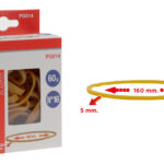 MP λαστιχάκια συσκευασίας PG014 σε κουτί, No16, 5x160mm, 60g - 8435464128465