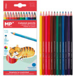MP χρωματιστές ξυλομπογιές PP802, 12τμχ - 8435250979929