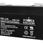 POWER KINGDOM μπαταρία μολύβδου PS1.3-6, 6V 1.3Ah - 5201706141362