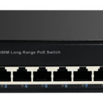 HIMAX PoE switch PS1802E-L, 8x Ethernet PoE & 2x Ethernet θύρες, έως 100Mbps - 5210131117682