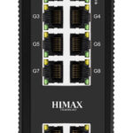 HIMAX industrial PoE switch PS1802FG-I, 8x GE PoE/2x GE/2x GF SFP θύρες, έως 1000Mbps - 5210131117729