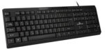 POWERTECH πληκτρολόγιο PT-1069, ενσύρματο, multimedia, EN/GR, μαύρο - 5210131068007 - Image 2