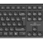 POWERTECH set ποντίκι & πληκτρολόγιο PT-1151, ασύρματο, 1600DPI, μαύρο - 5210131078334