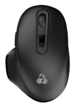 POWERTECH ασύρματο ποντίκι PT-1152, USB & USB-C δέκτη, 1600DPI, μαύρο - 5210131079133
