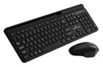 POWERTECH set ποντίκι & πληκτρολόγιο PT-1154, 2.4GHz & Bluetooth, μαύρο - 5210131079218 - Image 2