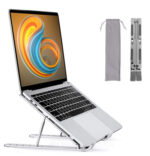 POWERTECH μεταλλική βάση laptop PT-1160, έως 18", foldable, ασημί - 5210131078709 - Image 2