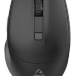 POWERTECH ασύρματο ποντίκι PT-1164, 2.4GHz & Bluetooth, 1600DPI, μαύρο - 5210131081716