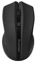POWERTECH ασύρματο ποντίκι PT-1166, USB δέκτης, 1600DPI, μαύρο - 5210131081730